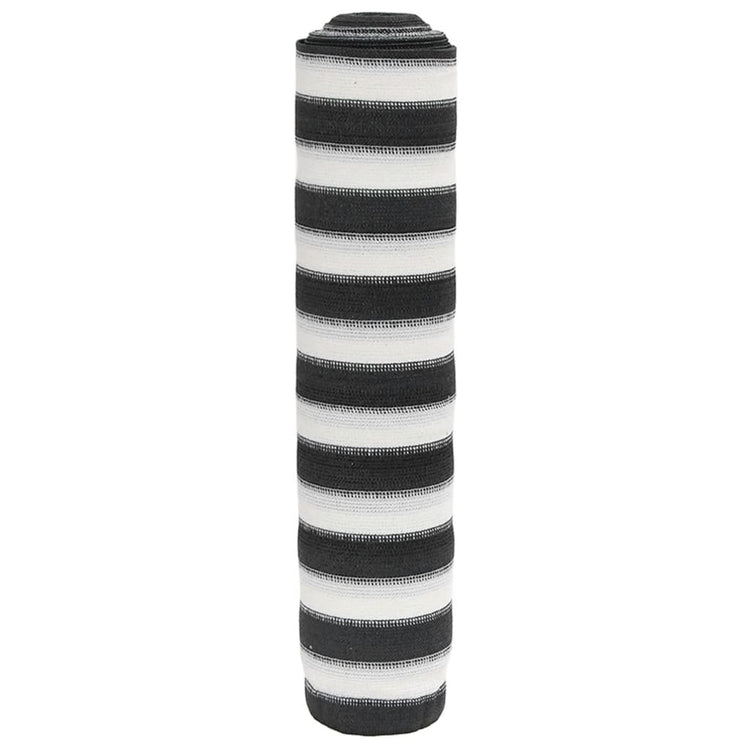 Vidaxl Privacynet 195 g m² 1x10 m anthracite HDPE et blanc