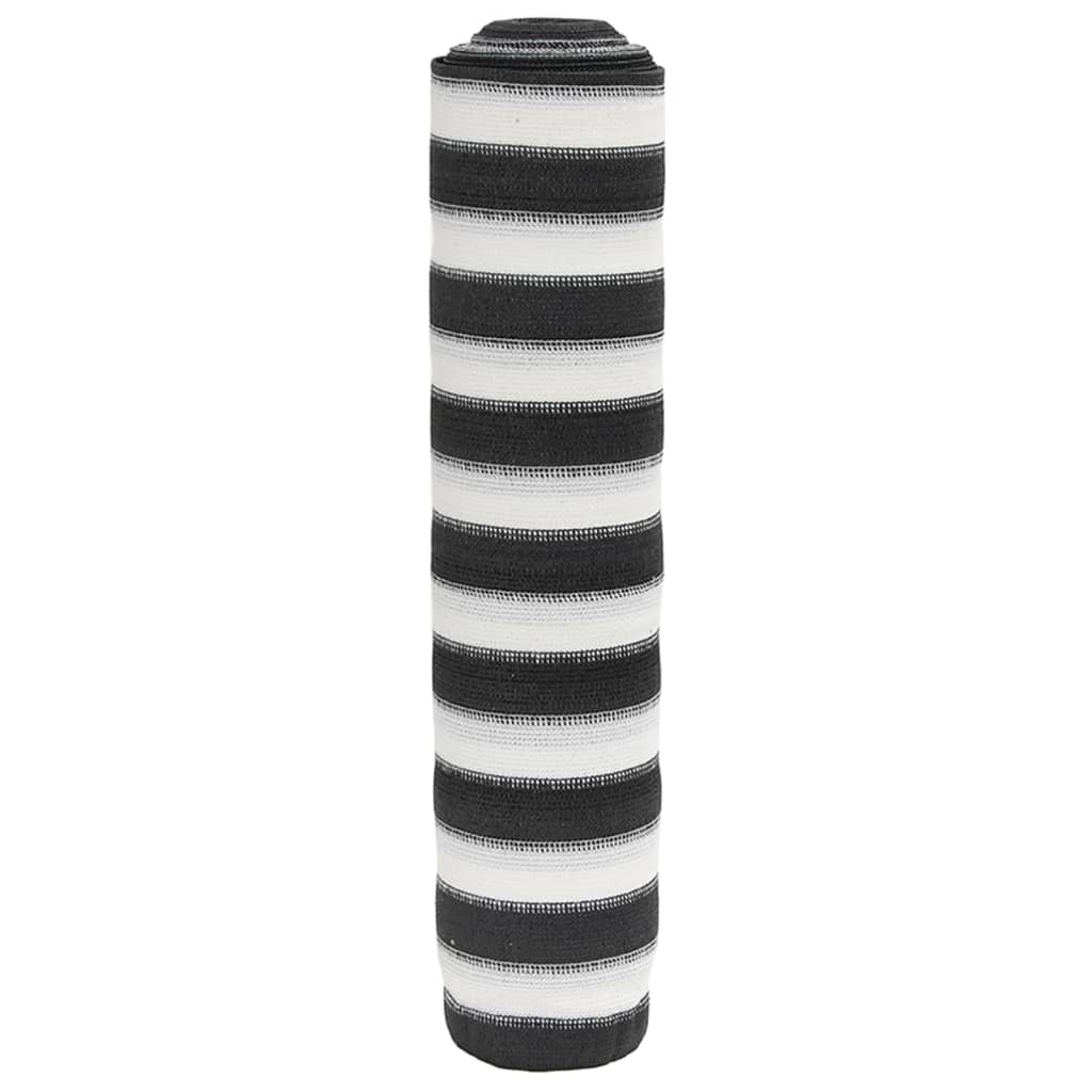 Vidaxl Privacynet 195 g m² 1,5x10 m anthracite HDPE -colore et blanc