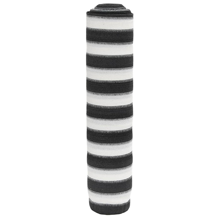Vidaxl Privacynet 195 g m² 1,5x10 m anthracite HDPE -colore et blanc