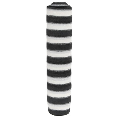 Vidaxl Privacynet 195 g m² 1,5x25 m anthracite HDPE et blanc