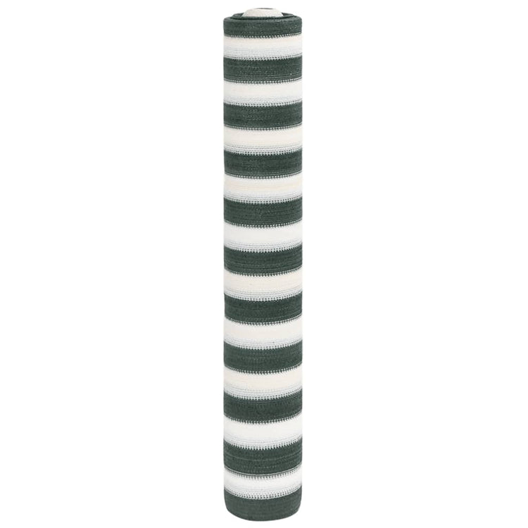 Vidaxl Privacynet 75 g m² 1x25 m HDPE vert et blanc