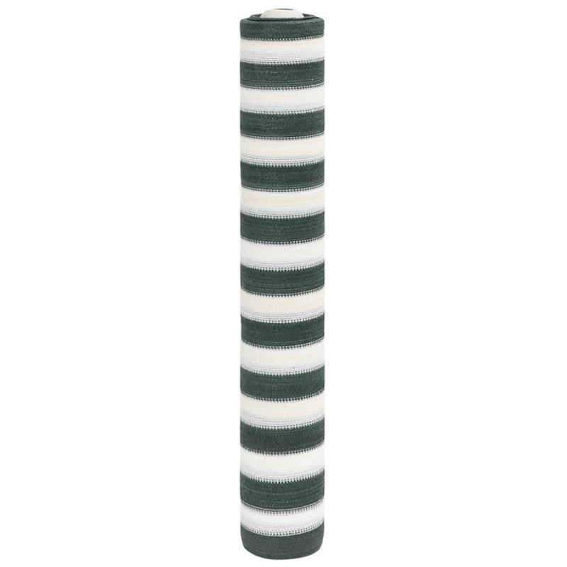 Vidaxl Privacynet 75 g m² 1x50 m HDPE vert et blanc