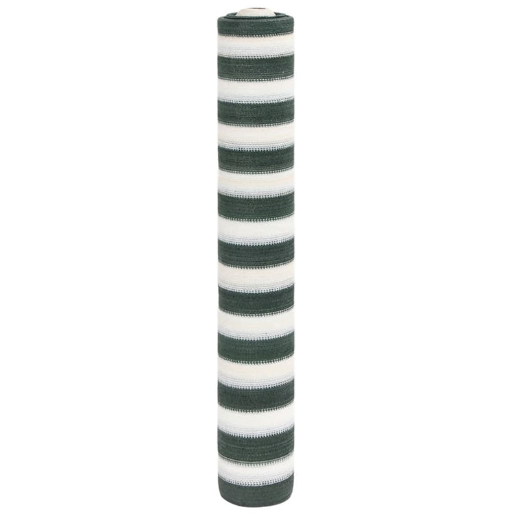 Vidaxl Privacynet 75 g m² 1,2x10 m HDPE vert et blanc