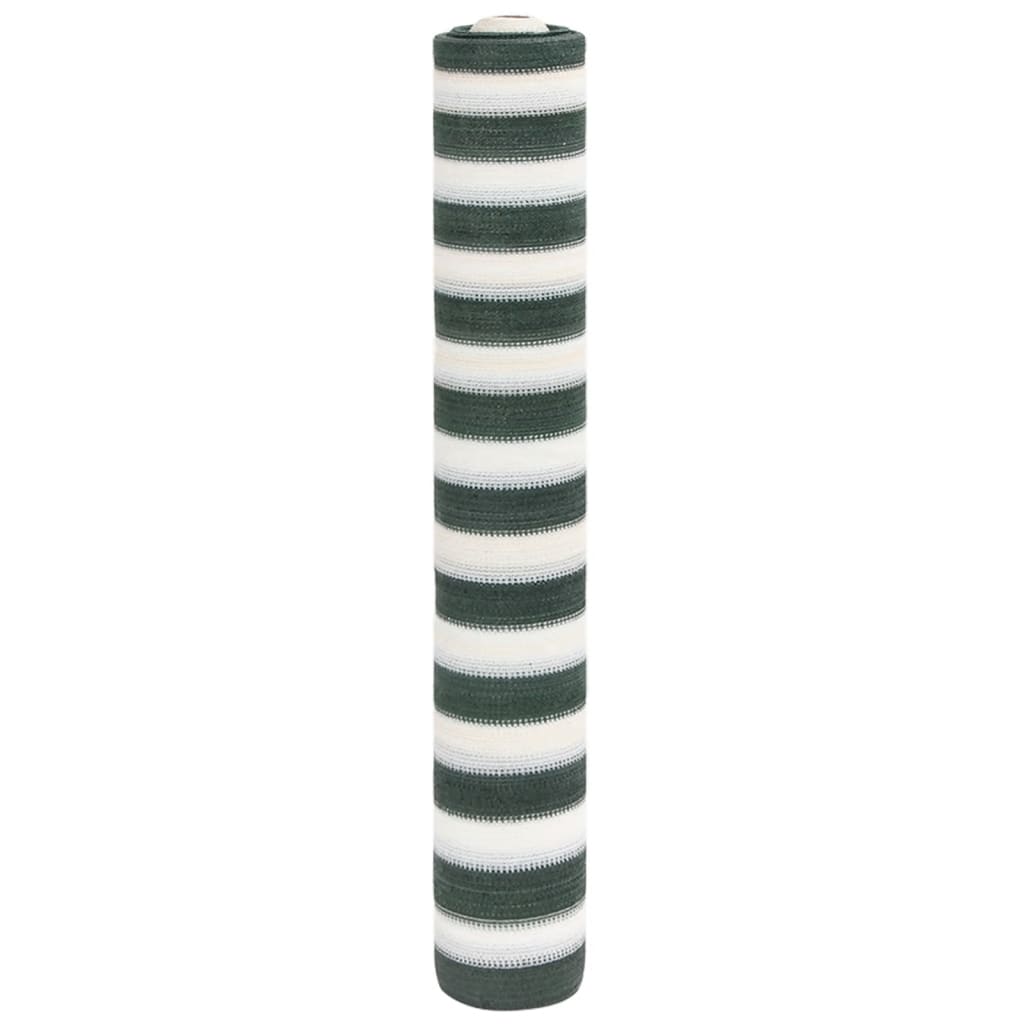 Vidaxl Privacynet 75 g m² 1,5x10 m HDPE vert et blanc