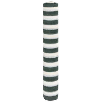 Vidaxl Privacynet 75 g m² 1,5x10 m HDPE vert et blanc
