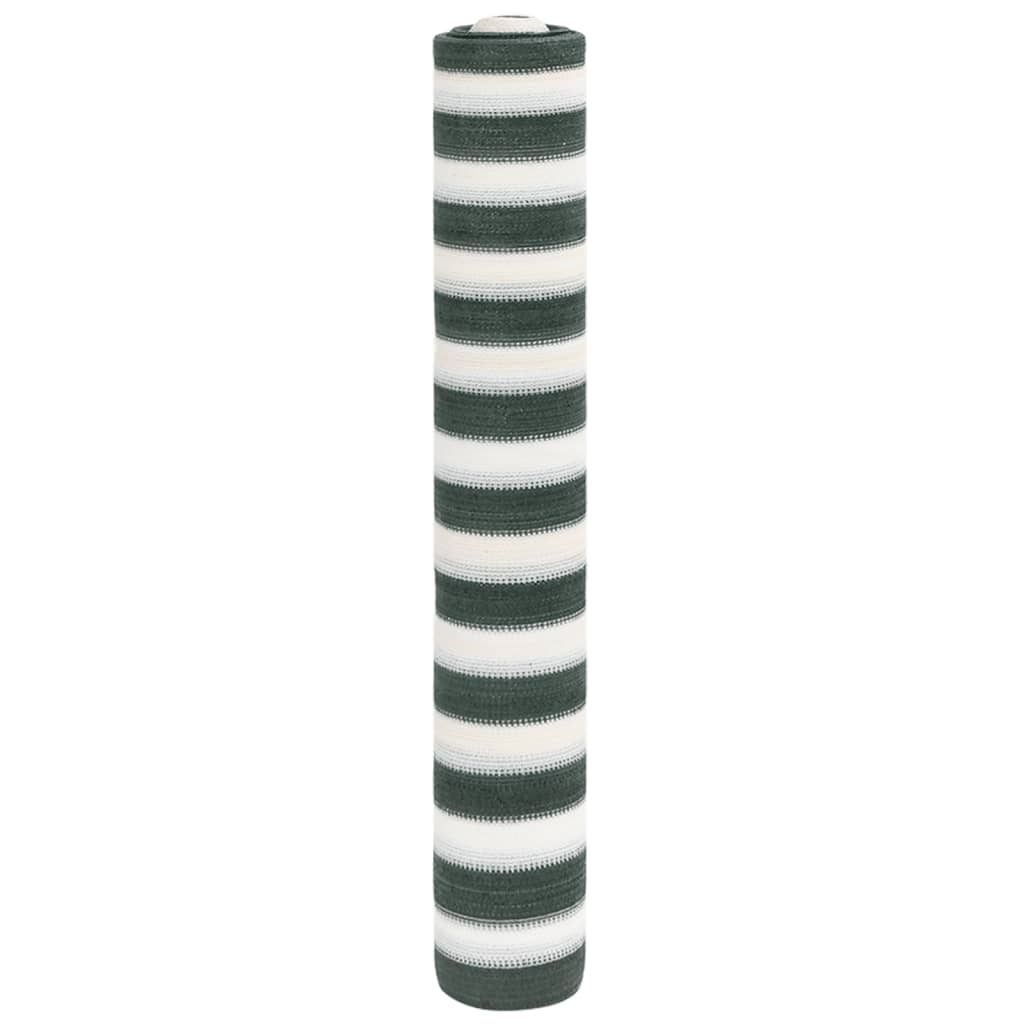 Vidaxl Privacynet 150 g m² 1x10 m HDPE vert et blanc