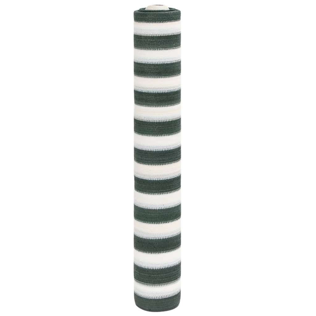 Vidaxl Privacynet 150 g m² 1,5x10 m HDPE vert et blanc