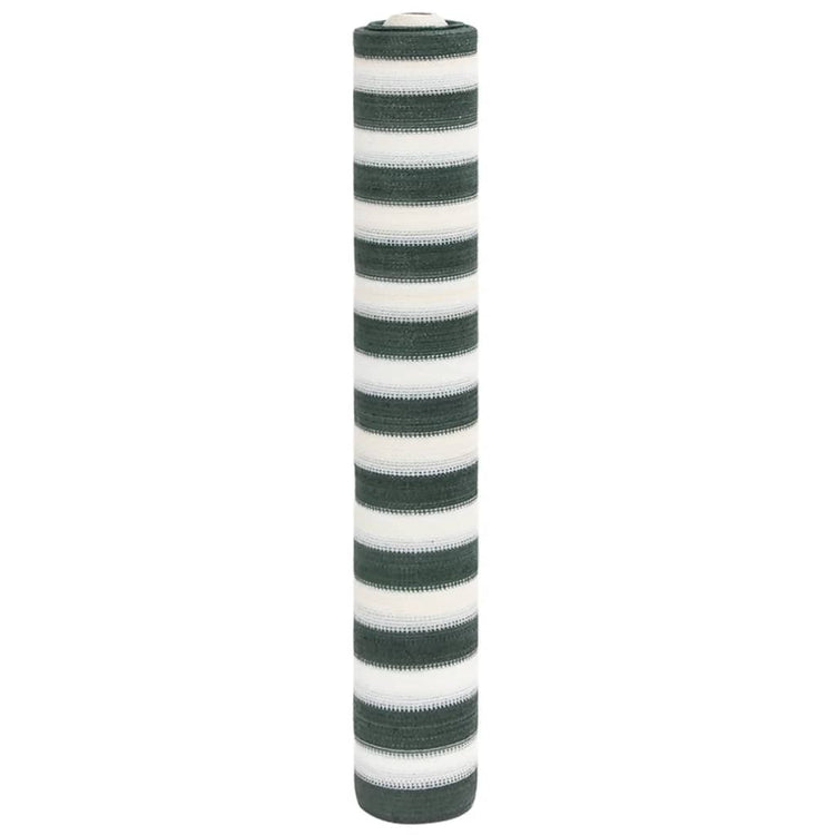 Vidaxl Privacynet 195 g m² 1x10 m HDPE vert et blanc