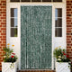 Vidaxl Fly Curtain 118x220 cm CHENILLE vert et blanc
