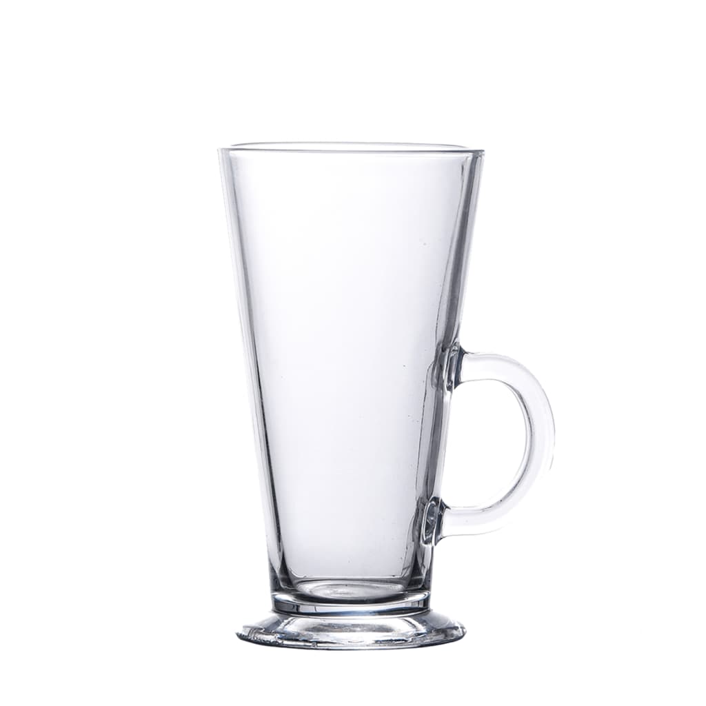 Vidaxl latteglas avec poignée 6 pièces 250 ml
