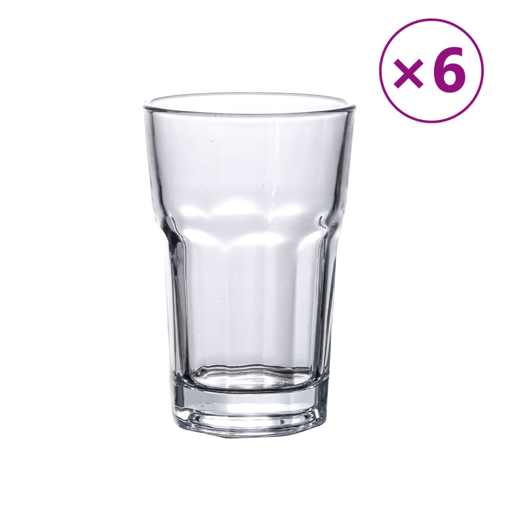 Vidaxl à bière verres 6 st 295 ml