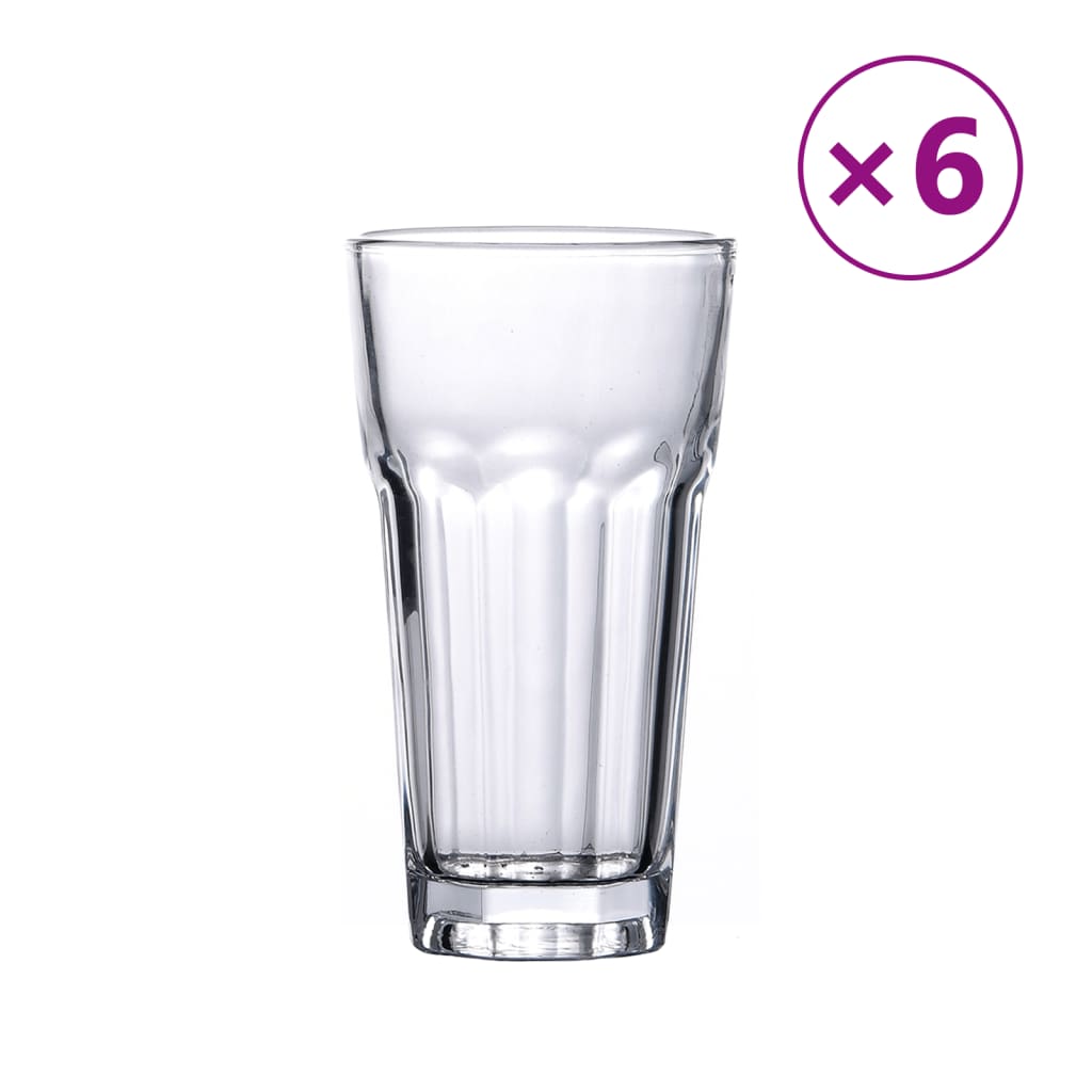 Vidaxl à bière verres 6 st 310 ml