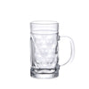 Chuises de bière Vidaxl avec poignée 6 st 500 ml de verre