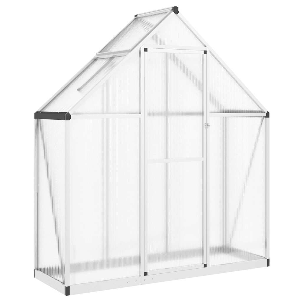 Vidaxl tuinkas avec cadre de base 169x58x195 cm en aluminium argent couleur