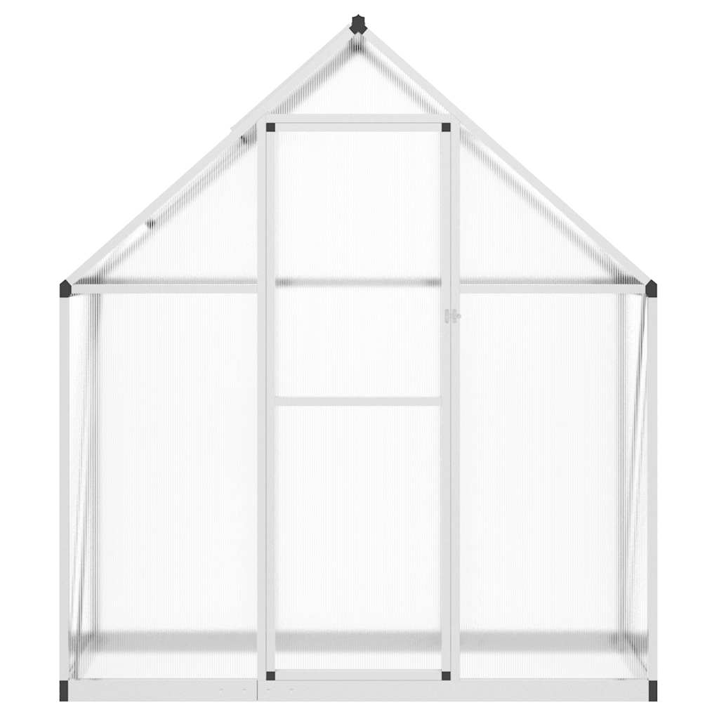 Vidaxl tuinkas avec cadre de base 169x58x195 cm en aluminium argent couleur