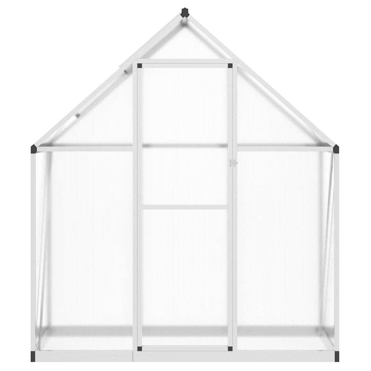 Vidaxl tuinkas avec cadre de base 169x58x195 cm en aluminium argent couleur