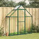Vidaxl tuinkas avec cadre de base 169x58x195 cm vert aluminium