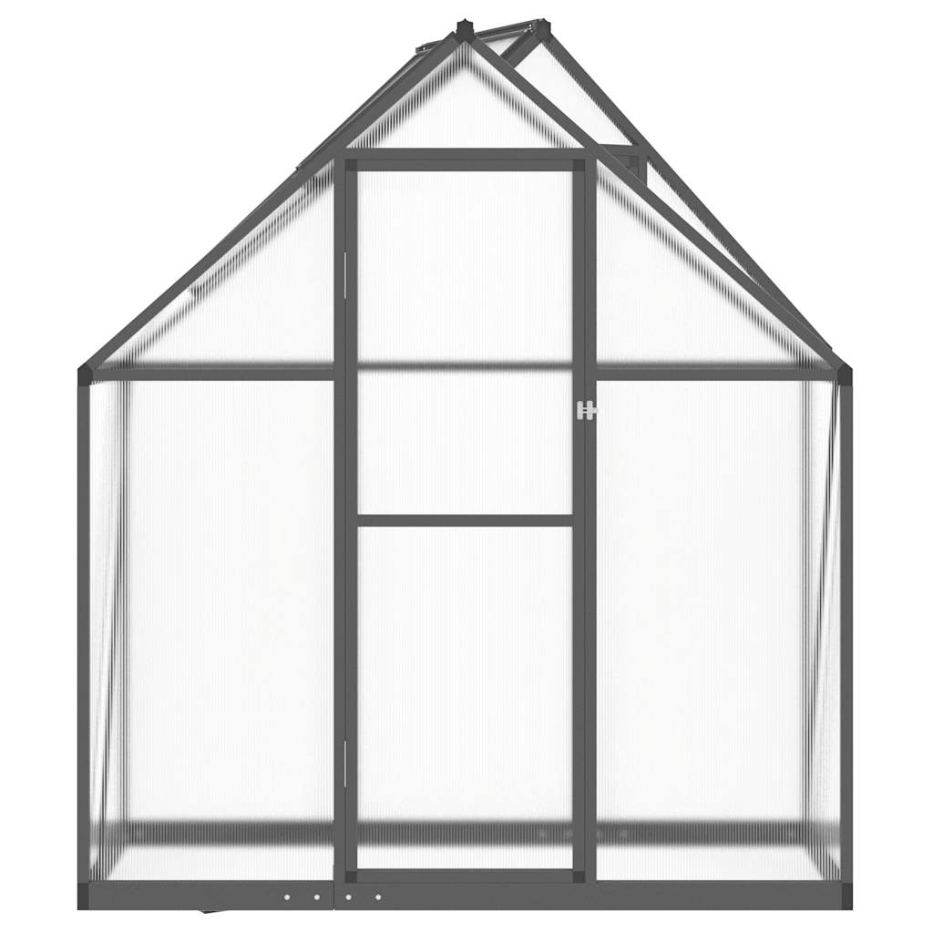 Vidaxl tuinkas avec cadre de base 169x58x195 cm anthracite en aluminium -colore