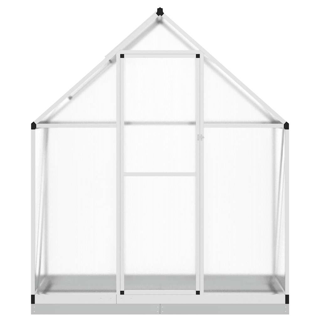 Vidaxl tuinkas avec cadre de base 169x58x202 cm en aluminium argent couleur