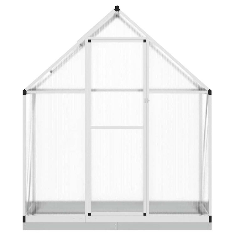 Vidaxl tuinkas avec cadre de base 169x58x202 cm en aluminium argent couleur