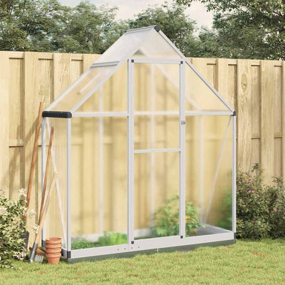 Vidaxl tuinkas avec cadre de base 169x58x202 cm en aluminium argent couleur