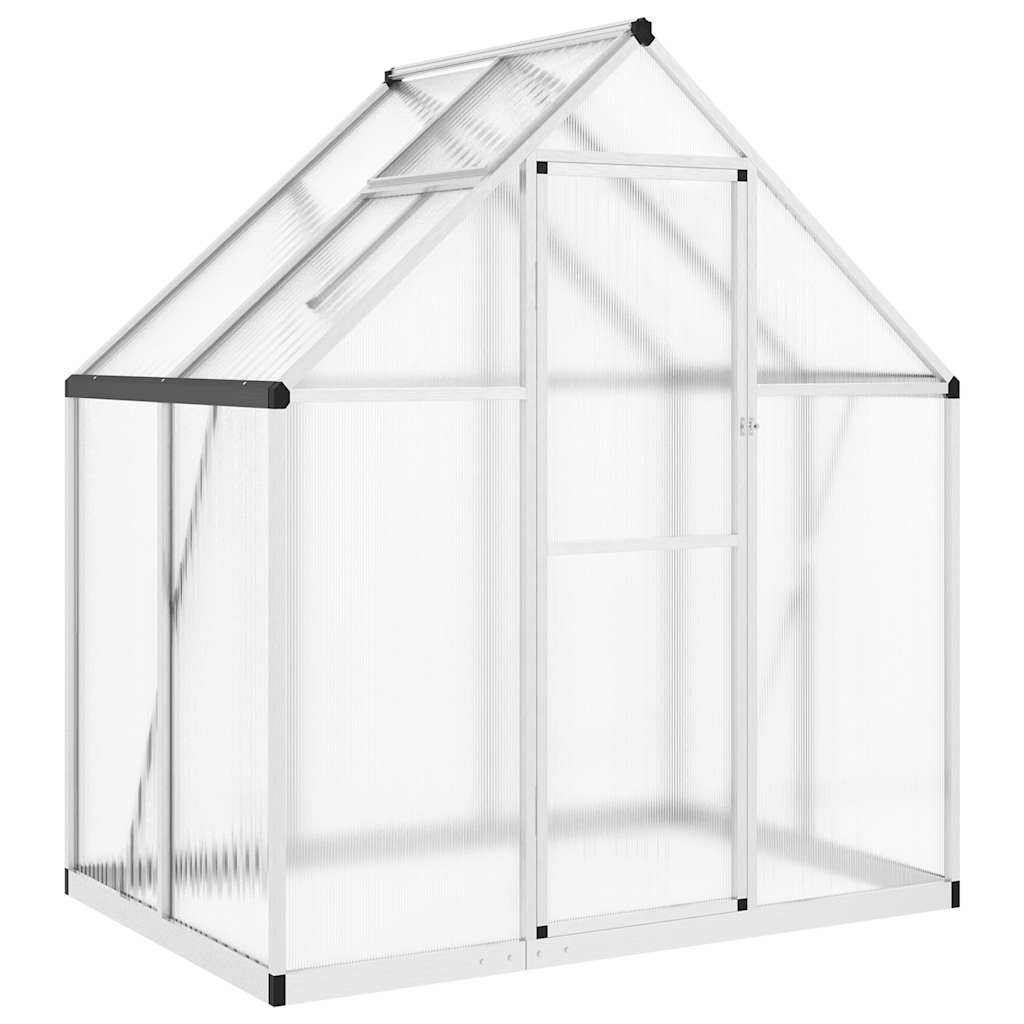 Vidaxl tuinkas avec cadre de base 169x114x195 cm en aluminium argent couleur