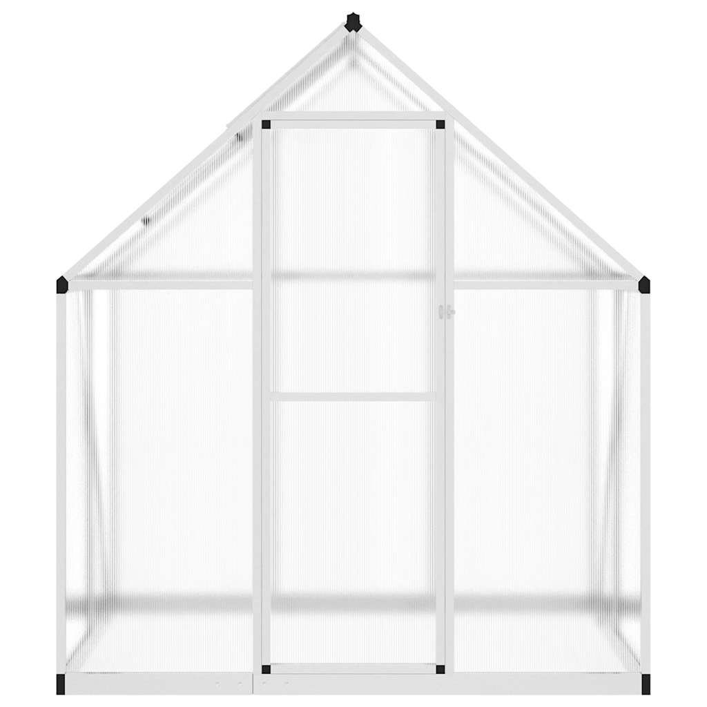 Vidaxl tuinkas avec cadre de base 169x114x195 cm en aluminium argent couleur