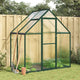 Vidaxl tuinkas avec cadre de base 169x114x195 cm vert aluminium