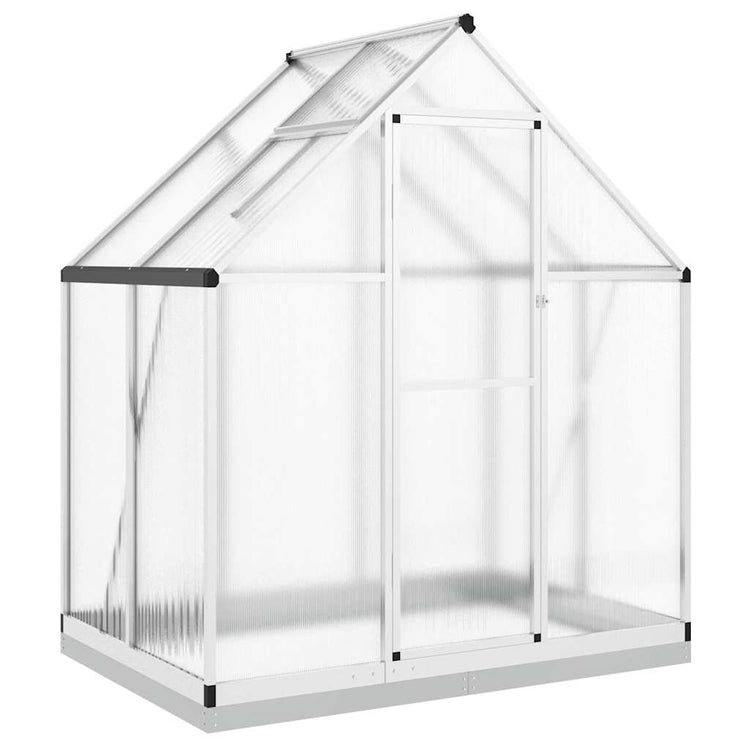 Vidaxl tuinkas avec cadre de base 169x114x202 cm en aluminium argent couleur