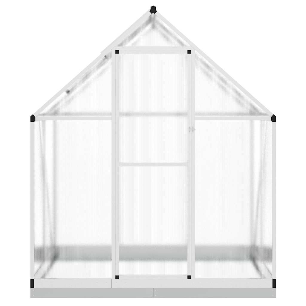Vidaxl tuinkas avec cadre de base 169x114x202 cm en aluminium argent couleur