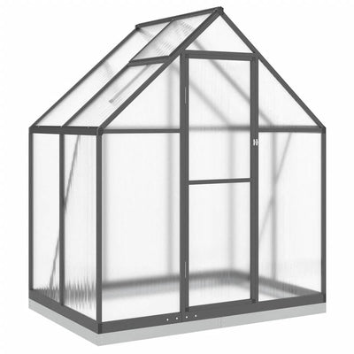 Vidaxl Tuinkas avec cadre de base 169x114x202 cm Couleur d'anthracite en aluminium