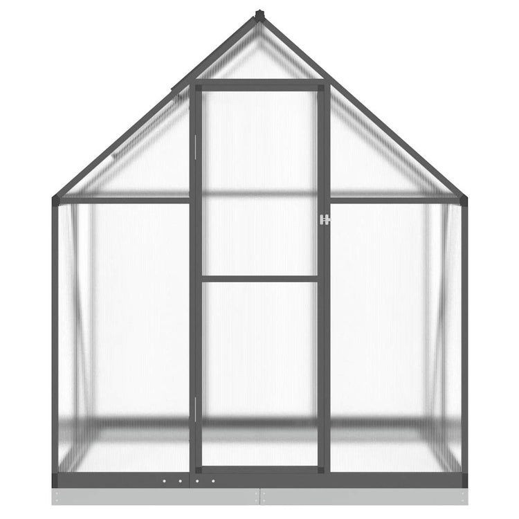 Vidaxl Tuinkas avec cadre de base 169x114x202 cm Couleur d'anthracite en aluminium