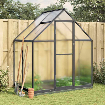 Vidaxl Tuinkas avec cadre de base 169x114x202 cm Couleur d'anthracite en aluminium
