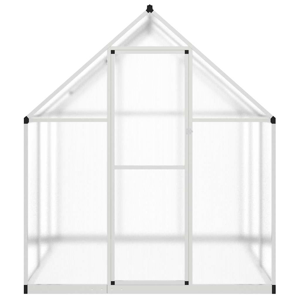 Vidaxl tuinkas avec cadre de base 169x169x195 cm en aluminium argent couleur