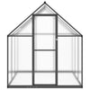 Vidaxl tuinkas avec cadre de base 169x169x195 cm couleur anthracite en aluminium