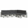 VidaXL coussins de palette 7 pcs tissu, anthracite