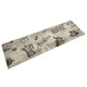 Vidaxl Cuisine tapis lavable Impression de café 45x150 cm Gray en velours