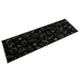 Vidaxl Cuisine Mat Wasable Morning Print 45x150 cm Velvet noir