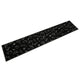Vidaxl Cuisine Mat Wasable Morning Print 60x300 cm Velvet noir
