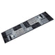 Vidaxl Cuisine Mat Wasable Wine Imprimé 60x300 cm Gray en velours