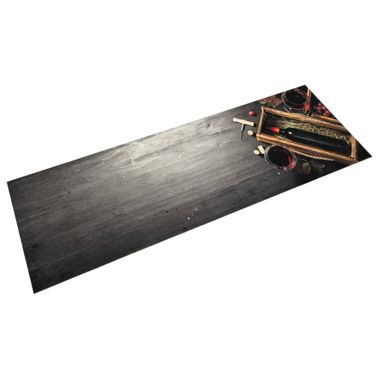 Vidaxl Cuisine Mat Wasable Wine Sprint gratuit Sprint 45x150 cm Velvet