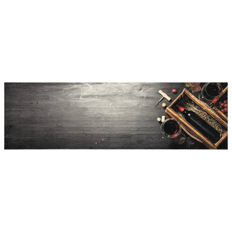 Vidaxl Cuisine Mat Wasable Wine Sprint gratuit Sprint 45x150 cm Velvet