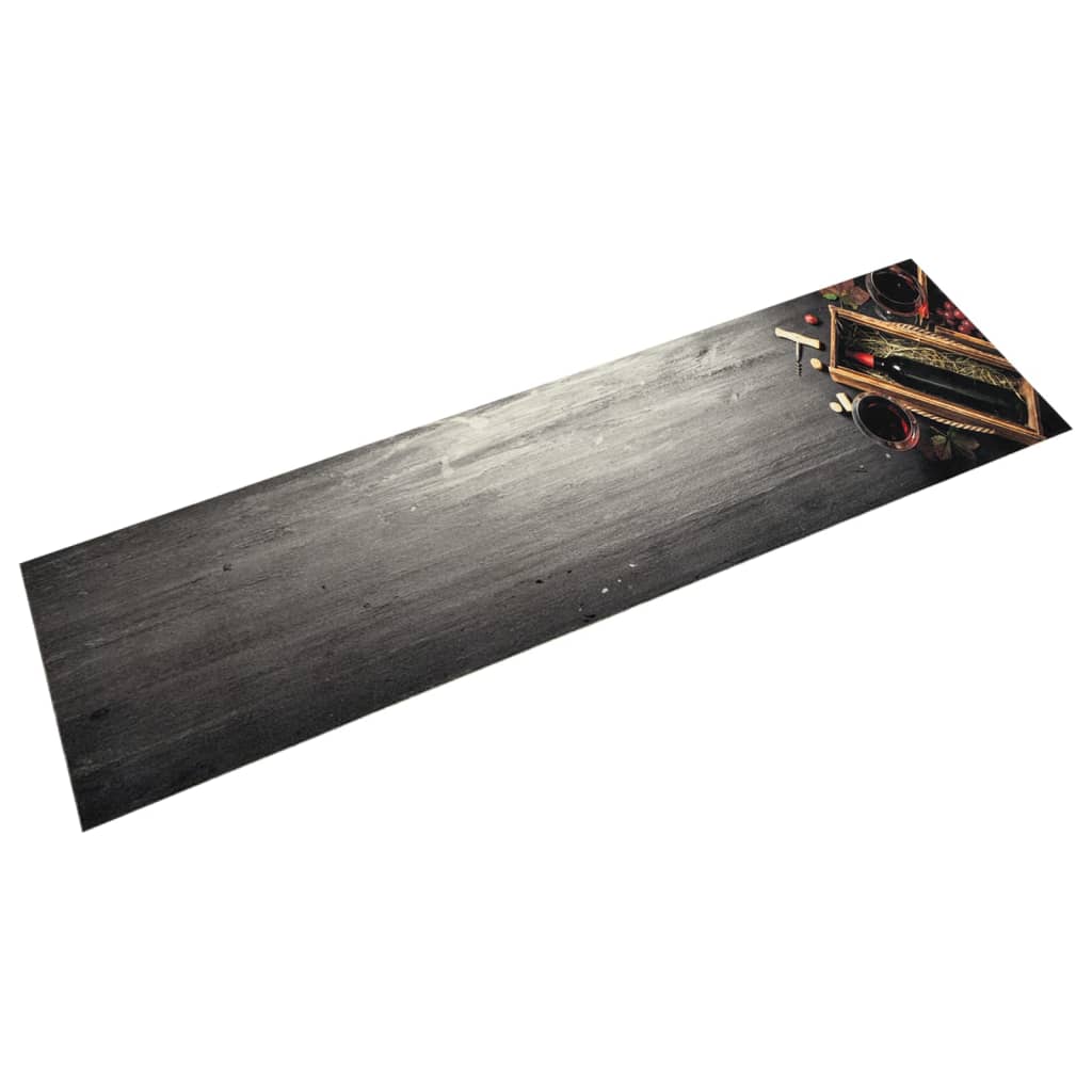 Vidaxl Cuisine Mat Wasable Wine Freaks 60x300 cm Velvet