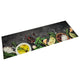 Vidaxl katting tapis lavable Herbe Imprimé 60x180 cm Velvet