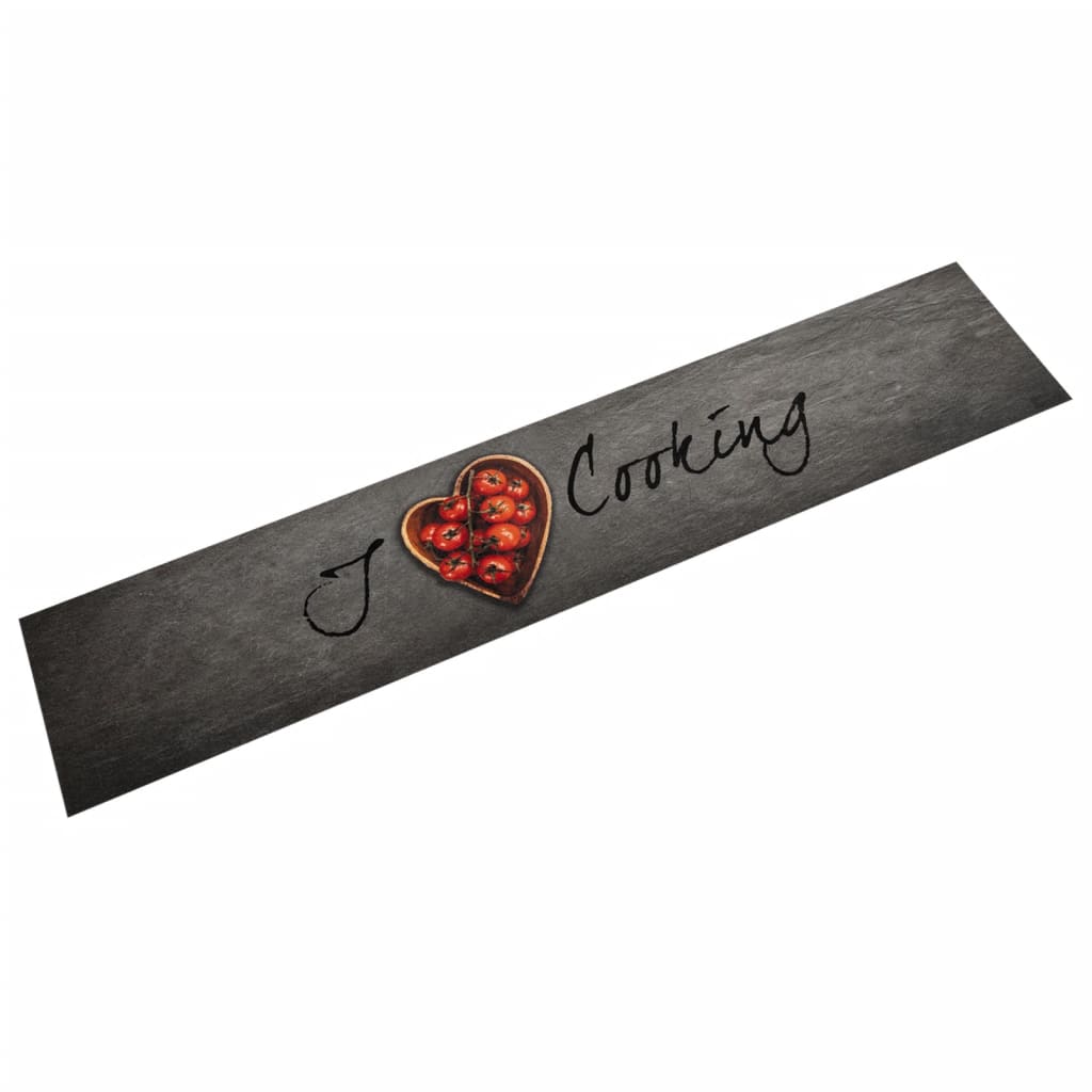 Vidaxl Kity Mat Washable Cooking Text 60x300 cm Velvet