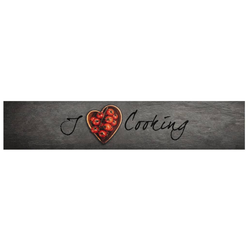 Vidaxl Kity Mat Washable Cooking Text 60x300 cm Velvet