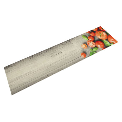Vidaxl Cuisine Mat Wasable Tomato Print 60x300 cm Velvet