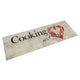 Vidaxl Cuisine Mat Text de poivre lavable 45x150 cm Velvet