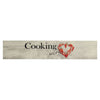 Vidaxl Cuisine Mat Text de poivre lavable 60x300 cm Velvet