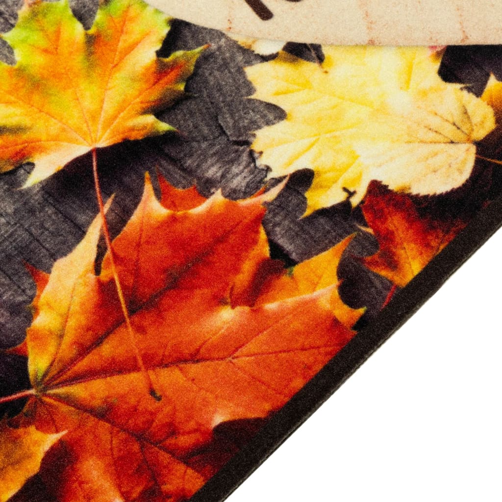 Vidaxl Cuisine Mat Washable Automn Print 45x150 cm Velvet